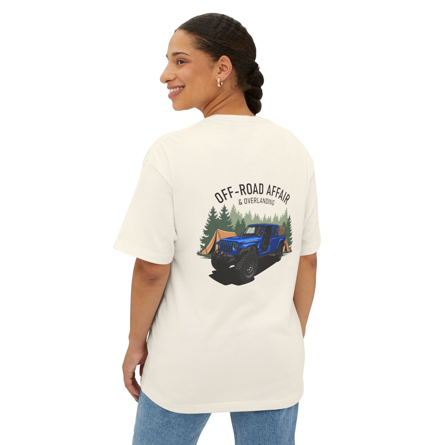Adventure Off-Road Tee, Unisex Boxy Tee, Graphic Tee, Outdoor Apparel