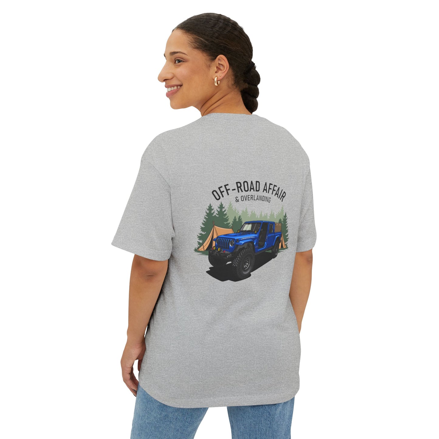 Adventure Off-Road Tee, Unisex Boxy Tee, Graphic Tee, Outdoor Apparel